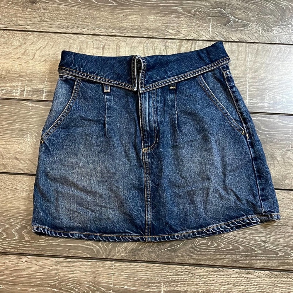 Alice + Olivia Blue Jean Skirt Women's Size 26